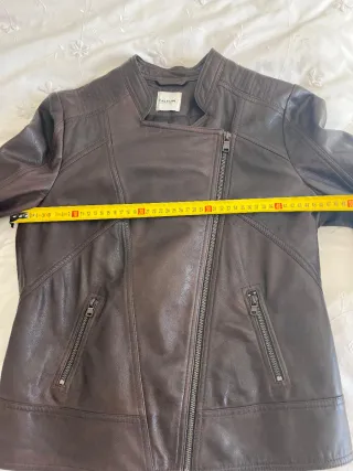 Chaqueta Piel TAIFUN Talla M Marrón