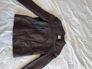 Chaqueta Piel TAIFUN Talla M Marrón