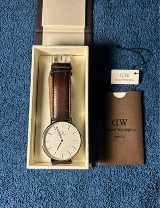 Orologio Daniel Wellington 40mm Pelle Marrone