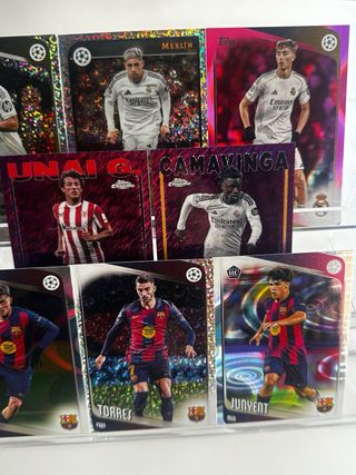Lote Cromos de Fútbol Topps Paralelas La Liga