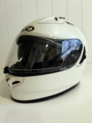 Casco moto HJC FG-ST Fibra Blanco Talla L