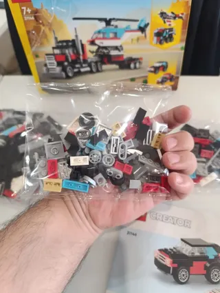 LEGO Creator 31146 Camión y Helicóptero 3 en 1