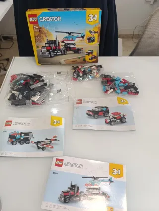 LEGO Creator 31146 Camión y Helicóptero 3 en 1