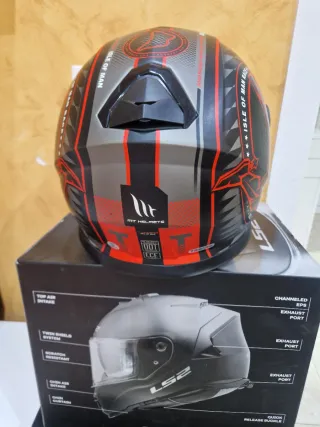 Casco Moto MTHELMETS Isle of Man Race talla s