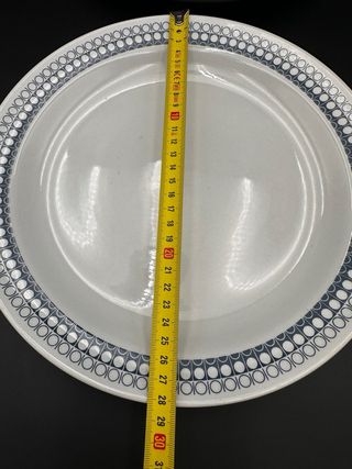2 Piatti Ginori Vintage Porcellana Blu/Bianco