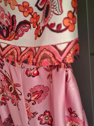 Tuta intera floreale rosa