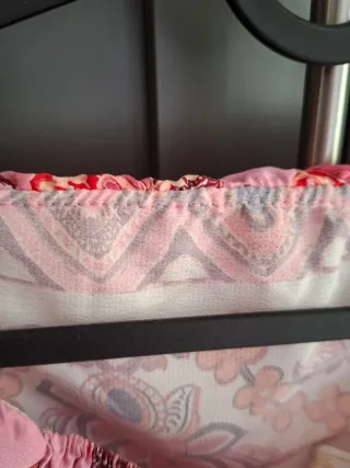 Tuta intera floreale rosa