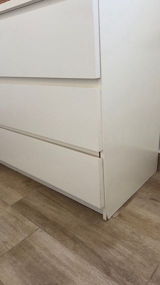 Cómoda blanca Ikea 6 cajones