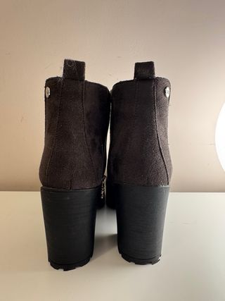 Botines XTI marrones tacón plataforma