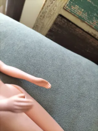 Barbie vintage con vestito verde