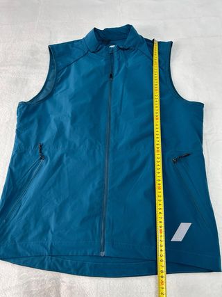 Zara chaleco running hombre azul Talla L