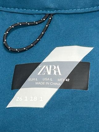 Zara chaleco running hombre azul Talla L