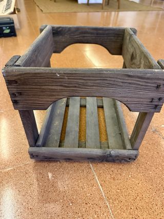 Caja de madera antigua para cerveza