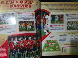 Álbum Cromos Selección Española Fútbol Edición Luj