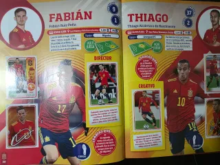 Álbum Cromos Selección Española Fútbol Edición Luj