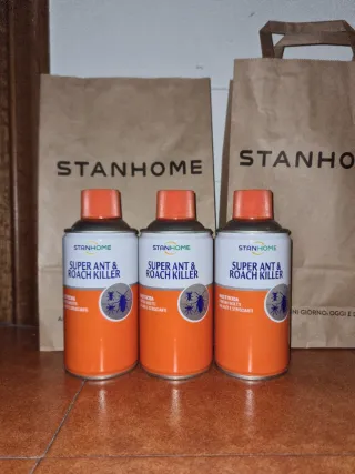 3 Stanhome Super Ant & Roach Killer 3 pezzi