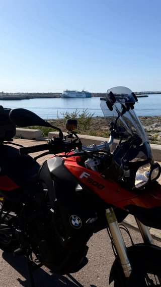 BMW F800GS Adventure Moto Naranja/Negra