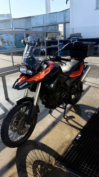 BMW F800GS Adventure Moto Naranja/Negra