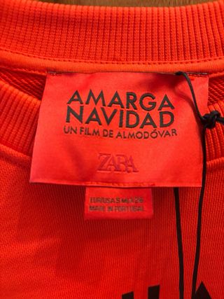 Sudadera Zara Un Film de Almodóvar Talla S