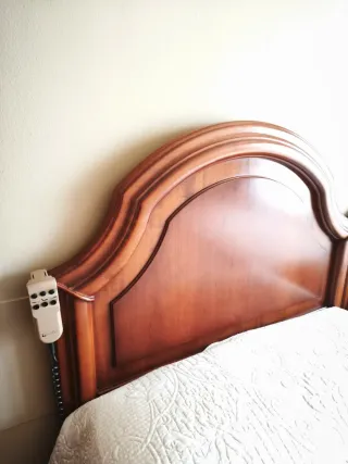 Cama Articulada Somier + Estructura Madera