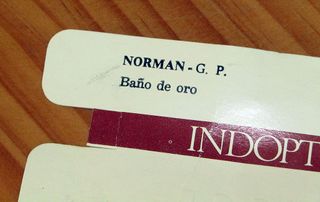 ANTIGUA MONTURA GAFAS INDO MOD. NORMAN GP VINTAGE