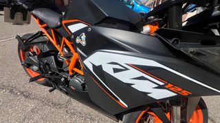 KTM RC 125 2016 Negra/Naranja