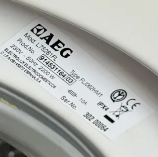 Lavadora AEG Protex 8kg