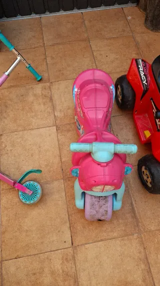 Lote Juguetes: Moto, Quad y Patinete