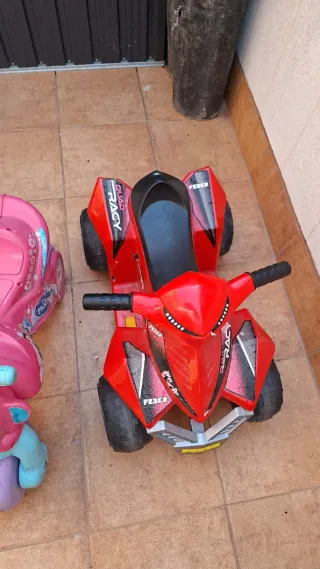 Lote Juguetes: Moto, Quad y Patinete