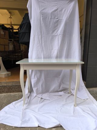 Tocador IKEA HEMNES Blanco con Espejo Ovalado