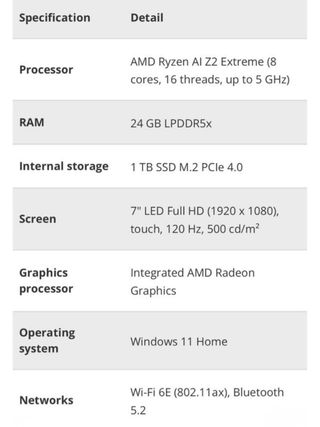 Consola Portátil ASUS ROG Xbox Ally X 24GB RAM