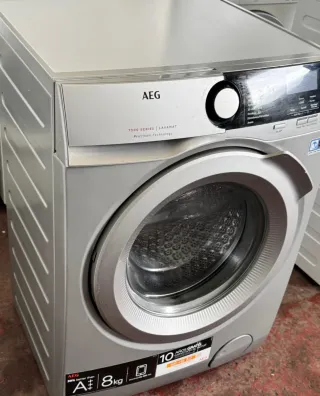 Lavadora AEG 8kg ProSteam Inox