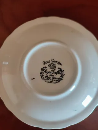 PAREJA PLATOS PORCELANA ROYAL GRAFTON FLORES