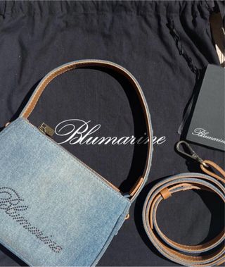 Borsetta Blumarine Denim con Strass