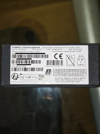 Motorola Signature 16/512 Nuovo Imballato