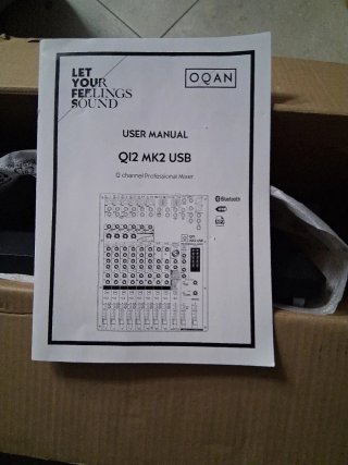Mesa de Mezclas Oqan Q12 MK2 USB