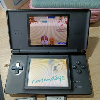 Nintendo DS Lite Nera con giochi