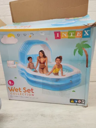 Piscina Hinchable Intex con Toldo Desmontable