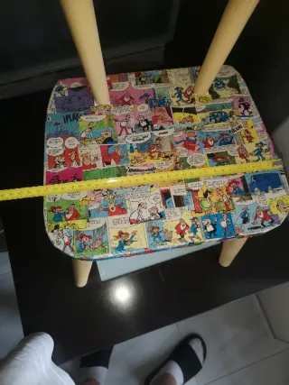 Silla infantil decorada
