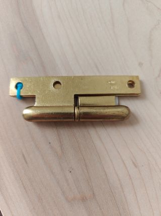 Bisagras doradas para puerta (pack 6)