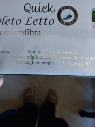 Completo letto singolo microfibra