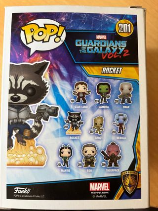 Funko Pop! Rocket Guardianes de la Galaxia Vol. 2