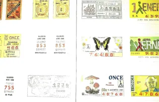 50 Aniversario Sello Cupón De La Once.