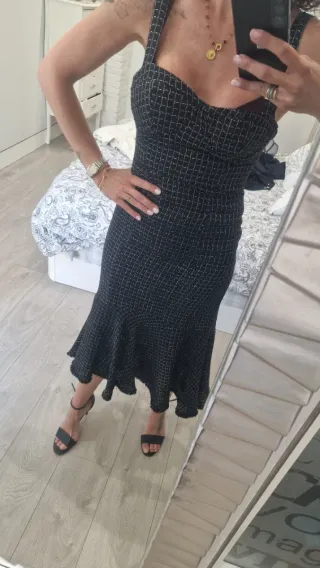Vestido Zara Negro Talla S