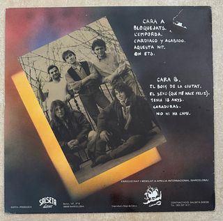 SOPA DE CABRA VINILO LP 1989 CATALAN POP