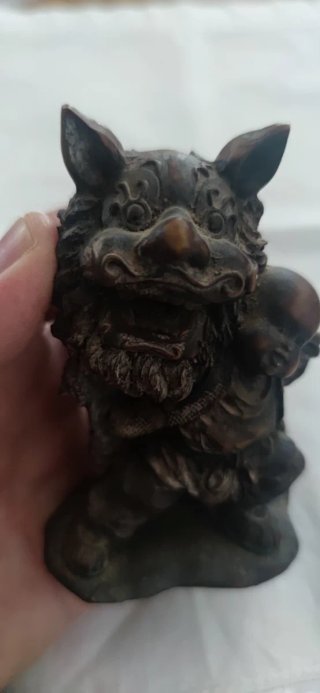 Figura china antigua Perro Foo