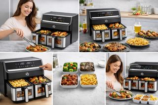 Friggitrice Aria Doppio Cestello Digitale 15 lt