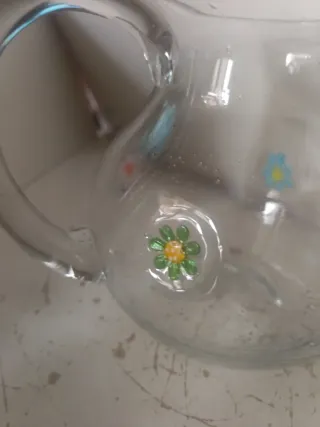 Jarra Murano soplada a mano