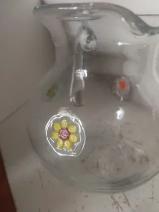 Jarra Murano soplada a mano
