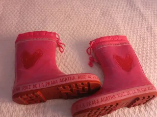 Botas de agua rosas Agatha Ruiz de la Prada